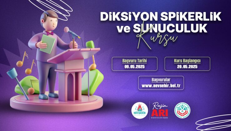 “Diksiyon, Spikerlik ve Sunuculuk” Kursu