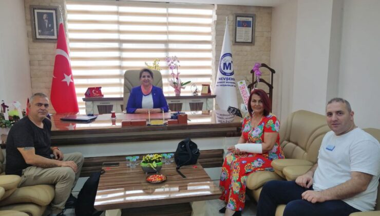 Nevşehir SMMMO Başkanı Filiz Sayın’a Tebrik Ziyareti