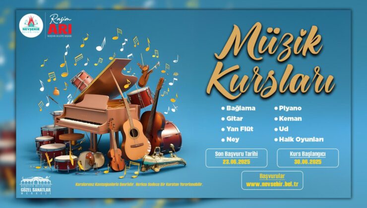 Nevşehir Belediyesi’nden Sanat Kursları