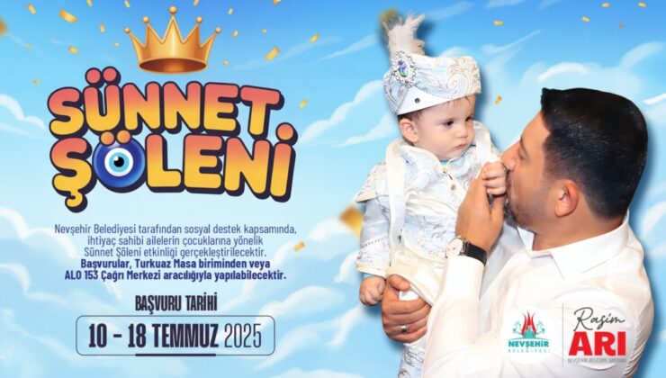 Nevşehir Belediyesi’nden Ücretsiz Sünnet Şöleni