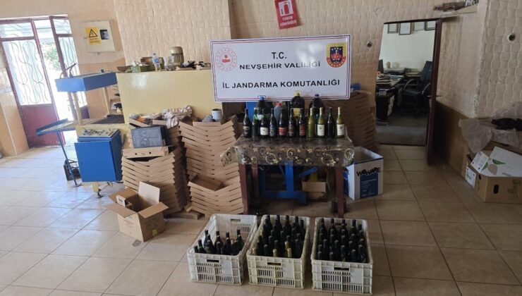 Nevşehir’de Sahte Alkol Operasyonu
