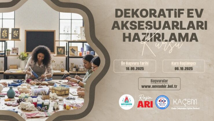 Nevşehir Belediyesi KAÇEM’den 4 Yeni Ücretsiz Kurs