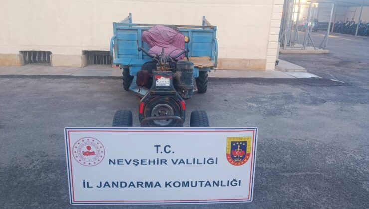 Nevşehir’de Çalınan Pat Pat Motoru Jandarma Tarafından Bulundu