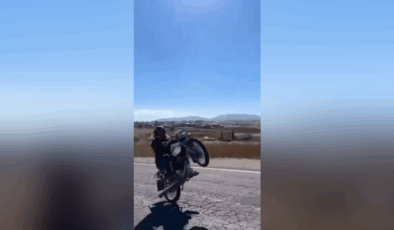 Nevşehir’de akrobatik motosiklet sürücüsüne 18 bin TL ceza