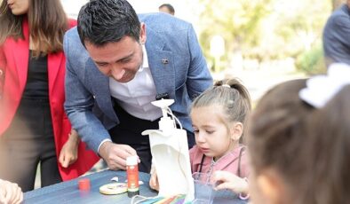 Başkan Önal, çocuklar ve annelerle doğa için buluştu