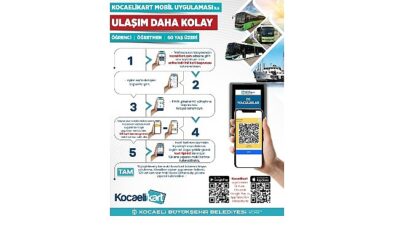 Kocaeli’de online kart dönemi başladı