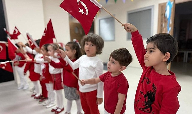 Nilüfer kreşlerinde Cumhuriyet sevinci