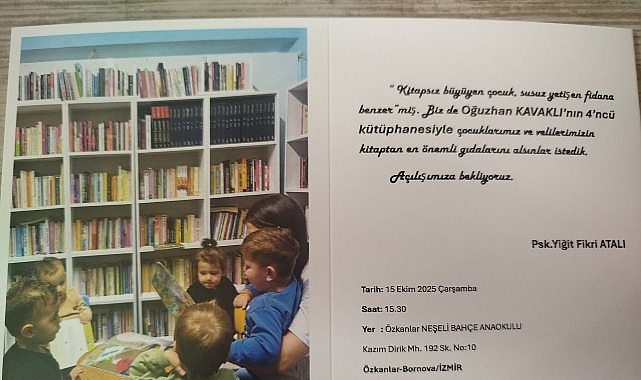 Oğuzhan Kavaklı çocuk kütüphaneleri açmaya devam ediyor