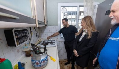 Ulubatlı’da ilk doğal gaz ateşi yandı