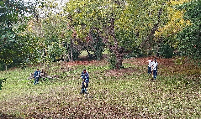 Darıca Millet Bahçesi’nde temizlik seferberliği
