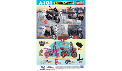 23 Nisan’da A101’de Mobilite ve Teknoloji Ürünleri