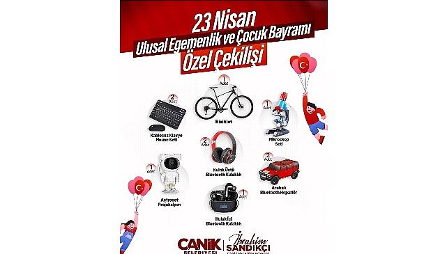 Canik Belediyesi’nden Hediye Yağmuru