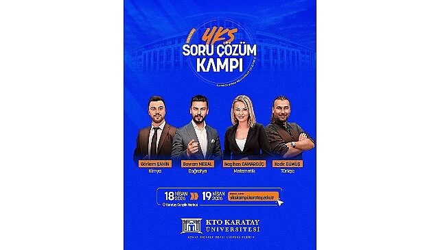 KTO Karatay Üniversitesi Tarafından Düzenlenen YKS Kamp Programına Sayılı Günler Kaldı