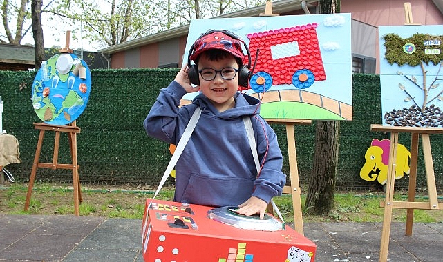 Lokomotif Çocuk Köyü’nde geri dönüşüm rüzgârı