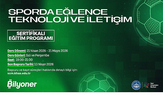 Sporda Eğlence, Teknoloji ve İletişim Sertifika Programı İkinci Kez Başlıyor