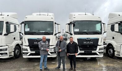 Uluslararası taahhüt şirketi Makimsan, araç parkını 20 adet MAN çekiciyle güçlendirdi